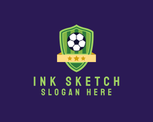 Soccer Ball Team Crest logo design