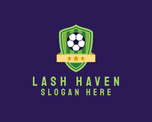 Soccer Ball Team Crest logo design