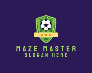 Soccer Ball Team Crest logo design