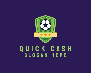 Soccer Ball Team Crest logo design