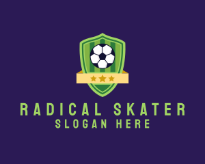 Soccer Ball Team Crest logo design