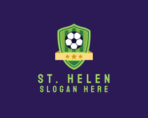 Soccer Ball Team Crest logo design