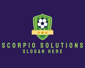 Soccer Ball Team Crest logo design