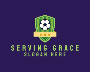 Soccer Ball Team Crest logo design