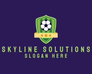 Soccer Ball Team Crest logo design