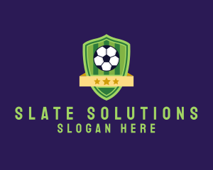 Soccer Ball Team Crest logo design