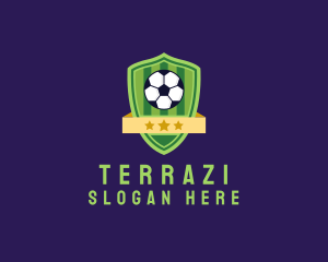 Soccer Ball Team Crest logo design