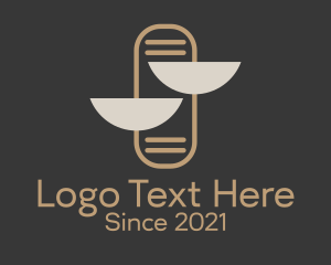 Legal Firm - Law & Justice Scale logo design