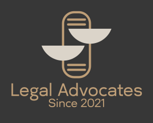 Law & Justice Scale  logo design