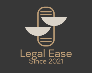 Law - Law & Justice Scale logo design