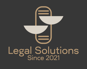 Law - Law & Justice Scale logo design