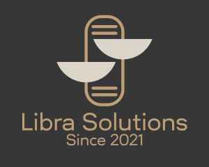 Libra - Law & Justice Scale logo design