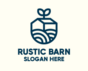 Blue Sprout Barn  logo design