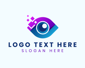 Robotics - Digital Lens Technology logo design