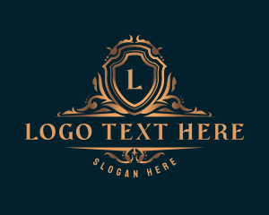 Luxury - Deluxe Ornamental Crest logo design