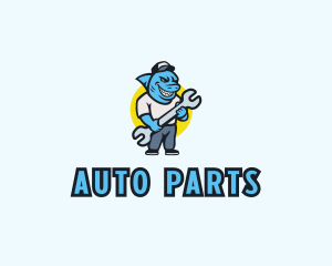 Shark Auto Mechanic logo design