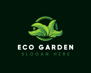  Leaf Lawn Landscaping logo design