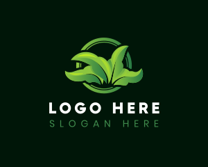 Orchard - Leaf Lawn Landscaping logo design