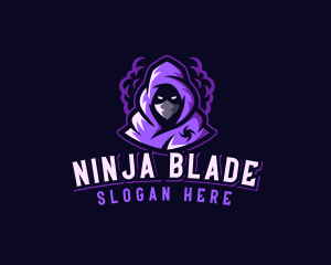 Shuriken - Ninja Assassin Gaming logo design