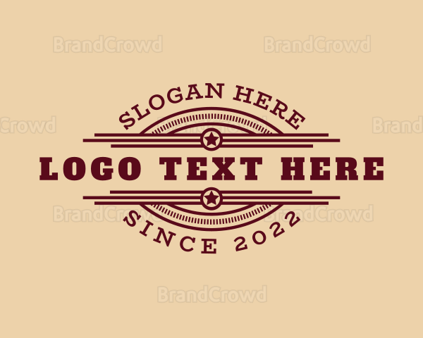 Retro Art Deco Business Logo