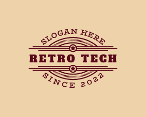 Retro Art Deco Business logo design