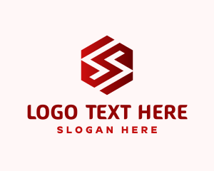 Zig Zag - Modern Tech Hexagon Letter S logo design