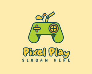 Arcade - Arcade Gamepad Juice logo design