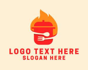 Kitchen - Hot Soup Restaurant logo design