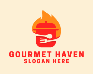 Hot Soup Restaurant  logo design