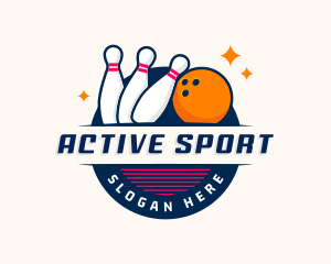 Sport - Bowling Sport Game logo design