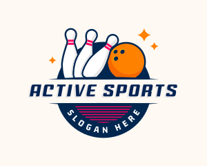 Sport - Bowling Sport Game logo design