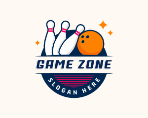 Gaming - Bowling Sport Game logo design