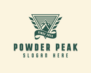 Adventure Mountain Peak logo design