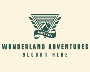 Adventure Mountain Peak logo design