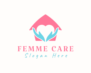 Heart House Care  logo design