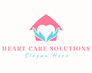 Heart House Care  logo design