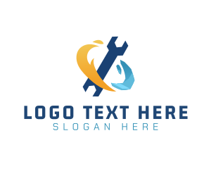 Hot - Hot Cool Wrench logo design