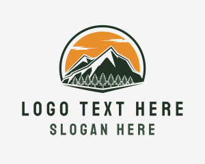 Tree - Mountain Travel Nature logo design