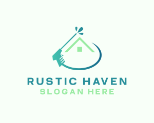 House - Residential Roof Power Washing logo design