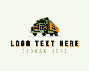 Mobile Crane - Truck Delivery Mover logo design