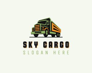 Truck Delivery Mover logo design