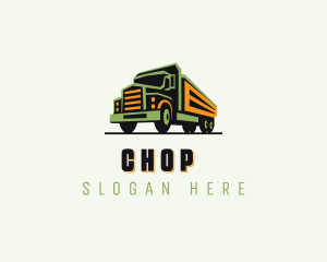 Mobile Crane - Truck Delivery Mover logo design