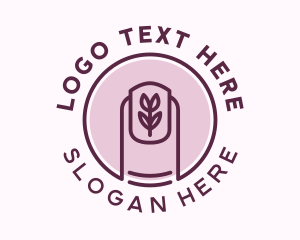 Beautician - Nail Beautician Spa logo design
