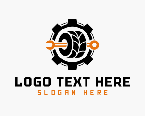 Cog - Gear Wheel Wrench Automotive logo design