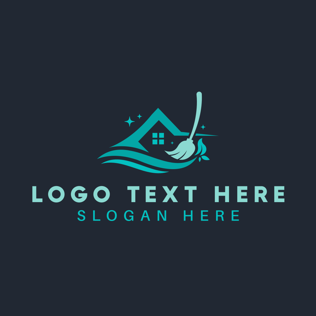 House Mop Cleaning Logo | BrandCrowd Logo Maker | BrandCrowd | BrandCrowd