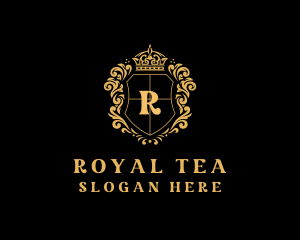 Royal Crown Shield  logo design