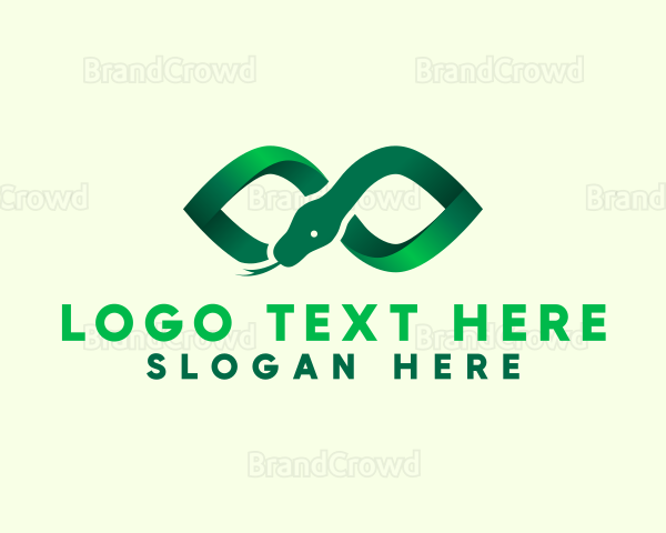 Green Infinity Snake Logo