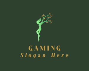 Green Tree Woman Logo