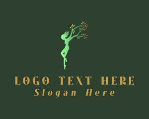 Green Tree Woman Logo