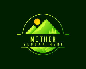 Remove Hvac - Modern Mountain Adventure logo design